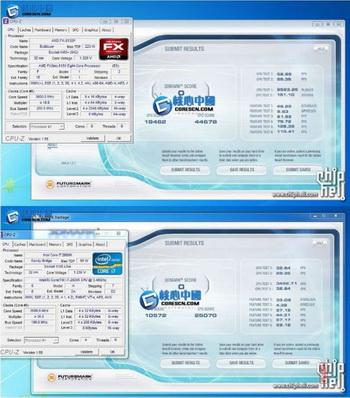 FX-8150 vs core i7 2600k